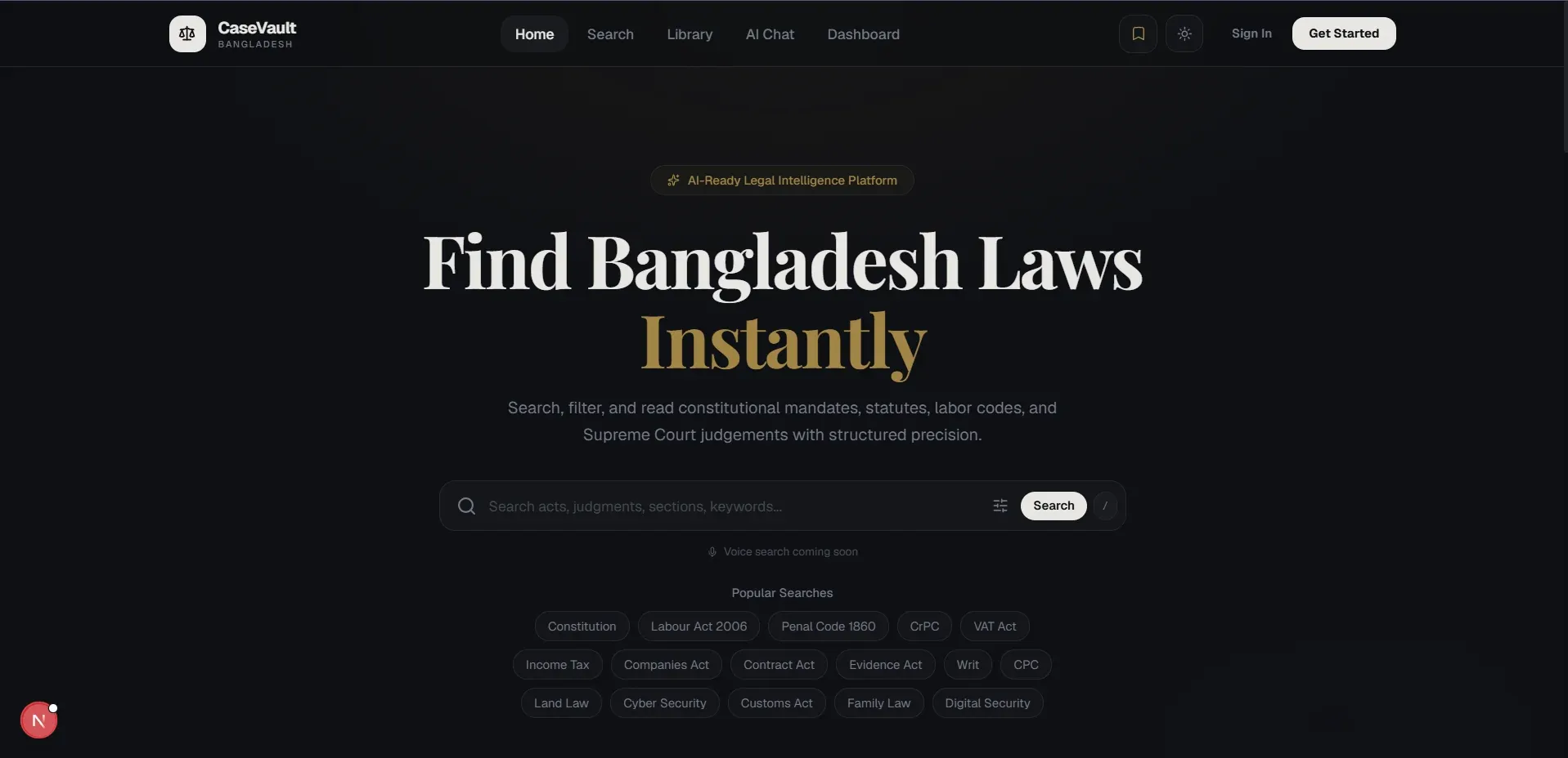 CaseVault GraphRAG — Privacy-first legal research workspace that ingests case documents, ranks search results by relevance, and provides AI-generated summaries with verifiable citations.